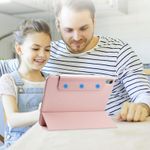 Husa Tech-Protect Smartcase Magnetic compatibila cu iPad 10.9 inch 2022 Pink fotografia produsului View 2 S