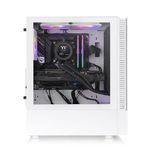Carcasa Thermaltake View 200 Tempered Glass, aRGB Snow fotografia produsului View 3 S