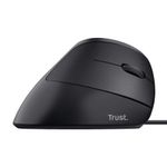 Mouse Trust Bayo Vertical, USB, Ergonomic (Negru) fotografia produsului