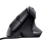 Mouse Trust Bayo Vertical, USB, Ergonomic (Negru) fotografia produsului View 2 S