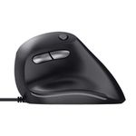 Mouse Trust Bayo Vertical, USB, Ergonomic (Negru) fotografia produsului View 5 S