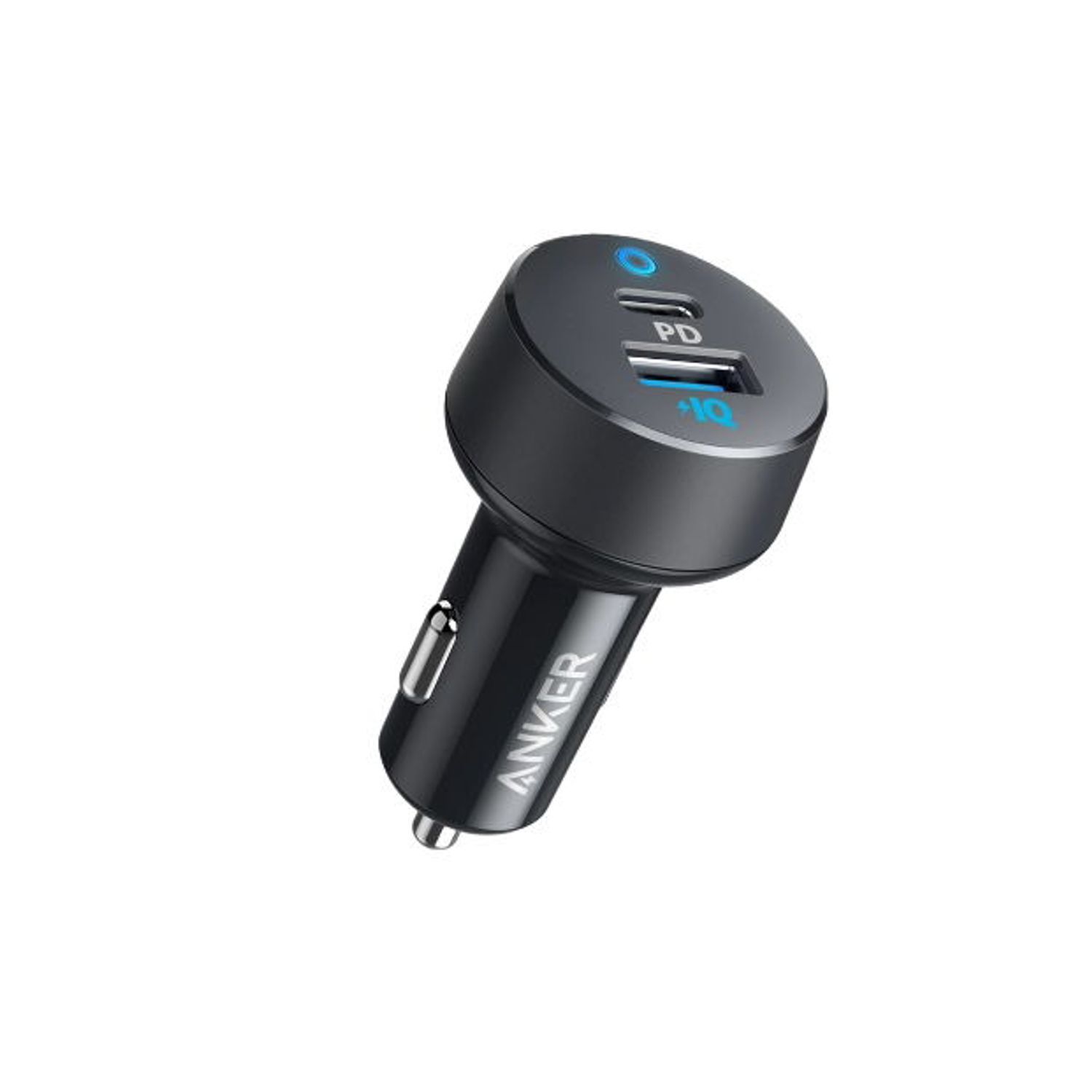 Incarcator auto Anker PowerDrive PD+ 2, 35W, USB-C, USB (Negru) fotografia produsului