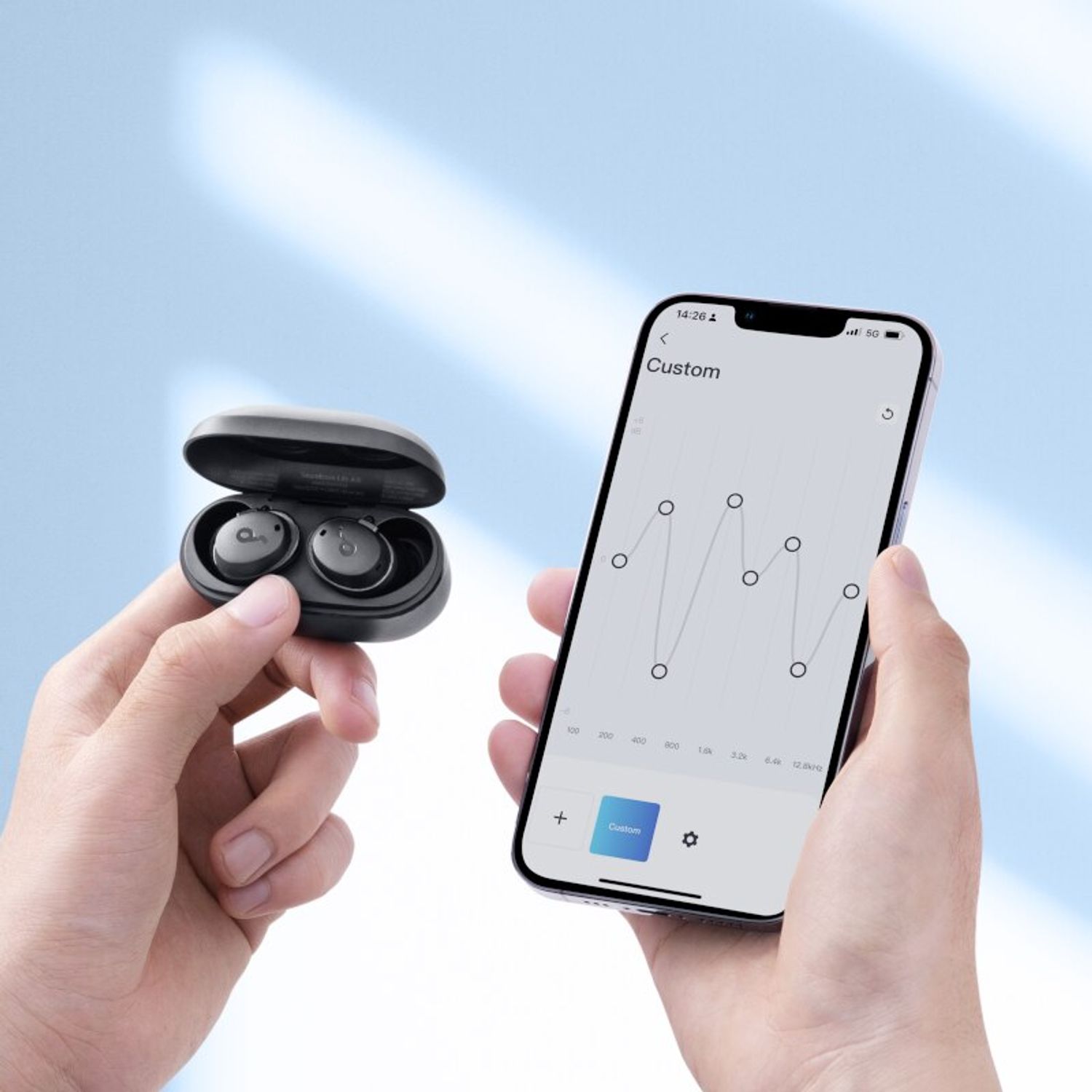 Casti Wireless Anker Soundcore Life Dot 3i, Active Noise Cancelling (Negru) fotografia produsului View 13 L