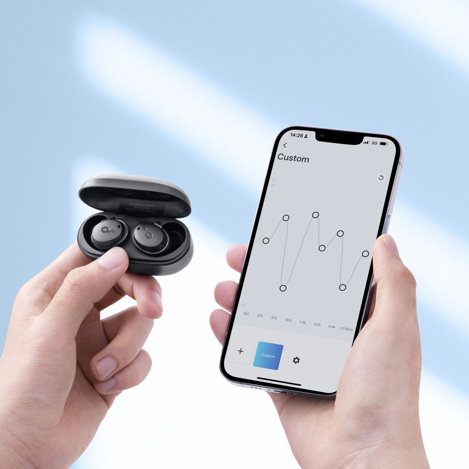 Casti Wireless Anker Soundcore Life Dot 3i, Active Noise Cancelling (Negru) fotografia produsului View 7 L