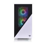 Carcasa Thermaltake Divider 170 Tempered Glass, Snow aRGB fotografia produsului View 3 S