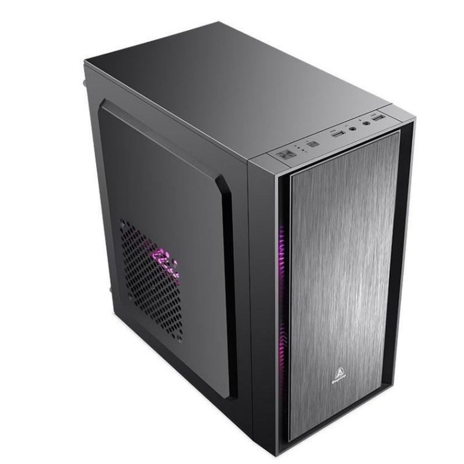 Carcasa Segotep Knight W1, Mid Tower, Sursa 500W (Negru) fotografia produsului View 5 L