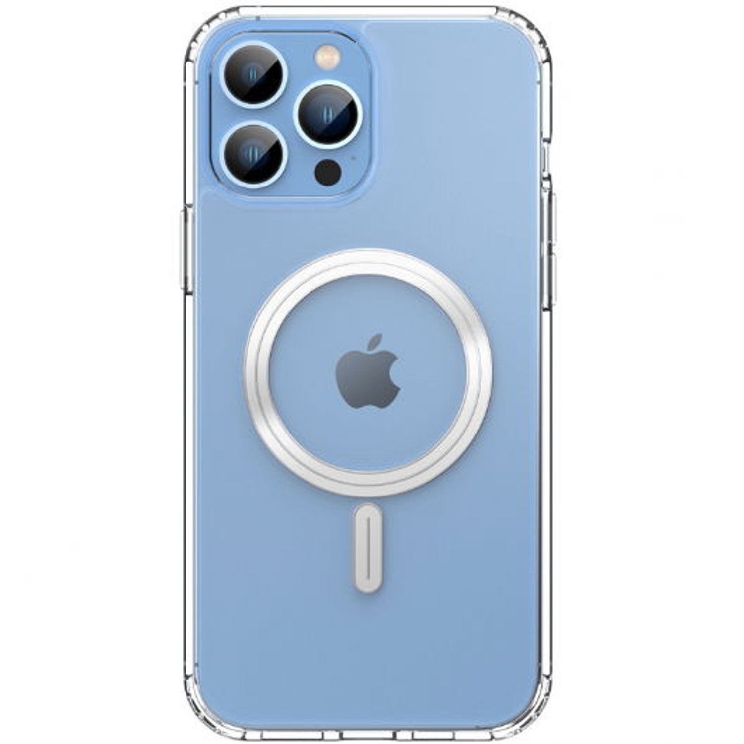 Husa MagSafe pentru Apple iPhone 12 Pro Max, DUX DUCIS, Clin, Transparenta fotografia produsului View 2 L