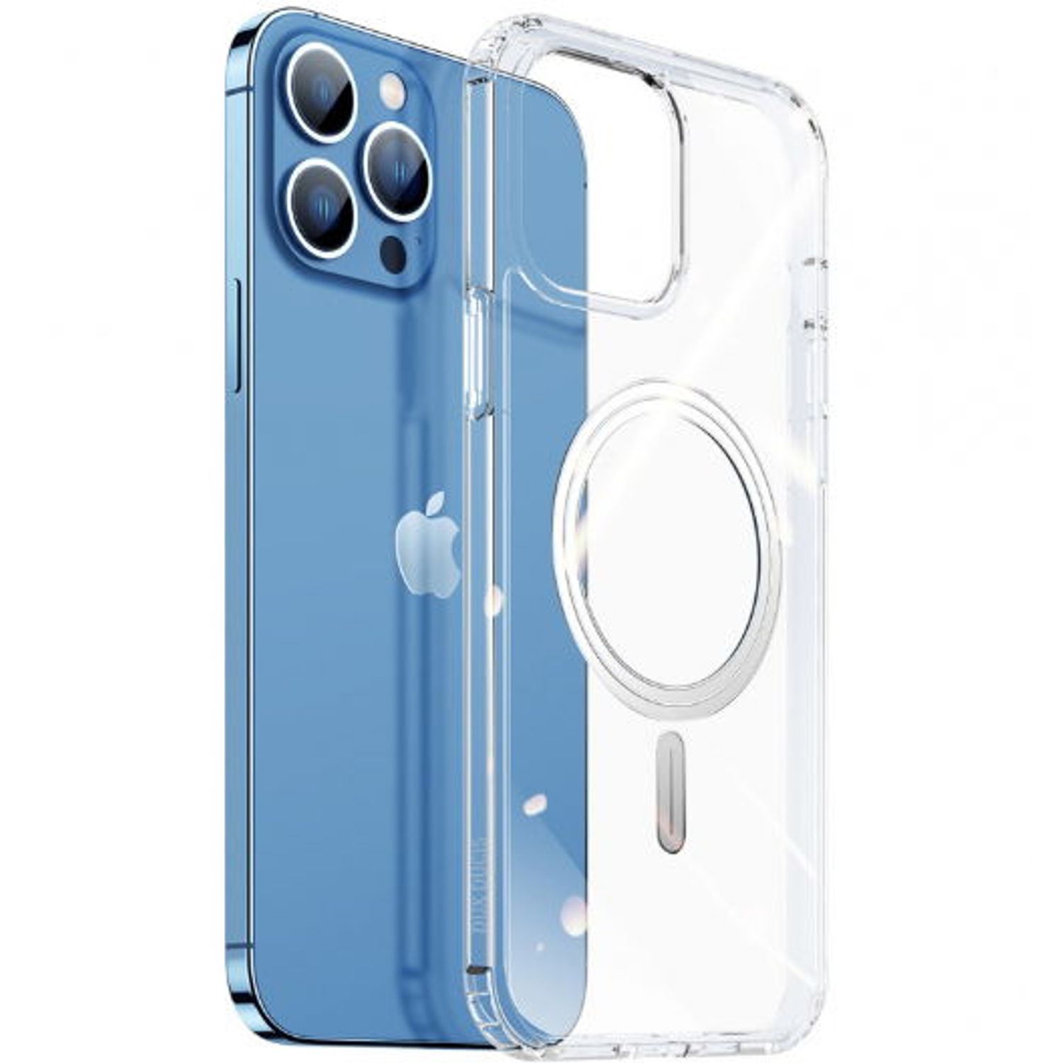 Husa MagSafe pentru Apple iPhone 12 Pro Max, DUX DUCIS, Clin, Transparenta fotografia produsului
