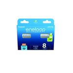 Acumulatori Panasonic Eneloop 2100 cicluri, 800mAh, R3 AAA Blister 8, BK-4MCDE/8BE fotografia produsului View 4 S
