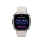 Ceas activity tracker Fitbit Sense 2, GPS, NFC, Bluetooth, Waterproof (Alb) fotografia produsului View 2 S