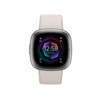 Ceas activity tracker Fitbit Sense 2, GPS, NFC, Bluetooth, Waterproof (Alb) fotografia produsului View 5 S