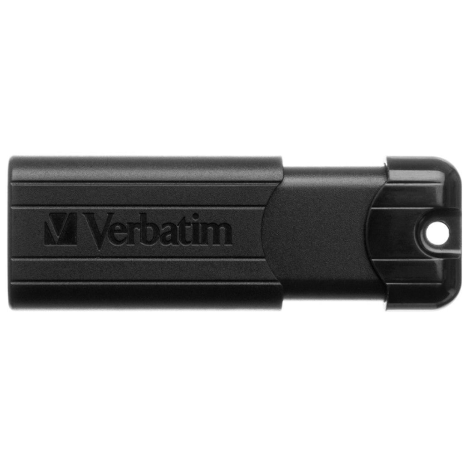 Stick USB Verbatim Pinstripe, USB 3.0, 32GB (Negru) fotografia produsului View 3 L
