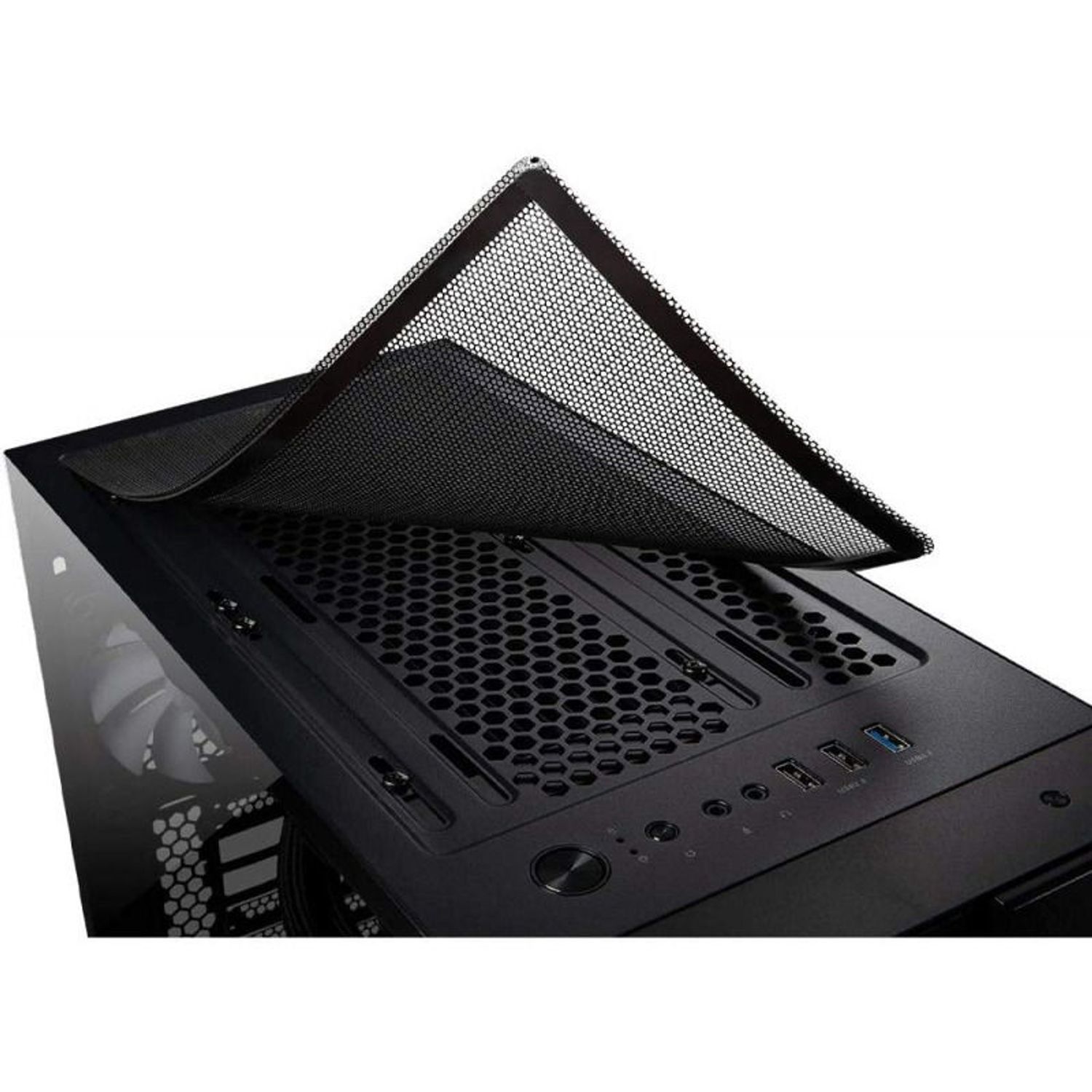 Carcasa MSI MAG VAMPIRIC 010M, Middle Tower, Tempered glass (Negru) fotografia produsului View 3 L