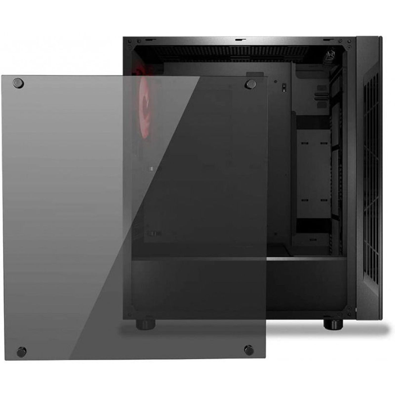 Carcasa MSI MAG VAMPIRIC 010M, Middle Tower, Tempered glass (Negru) fotografia produsului View 2 L