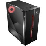 Carcasa MSI MAG VAMPIRIC 010M, Middle Tower, Tempered glass (Negru) fotografia produsului View 4 S