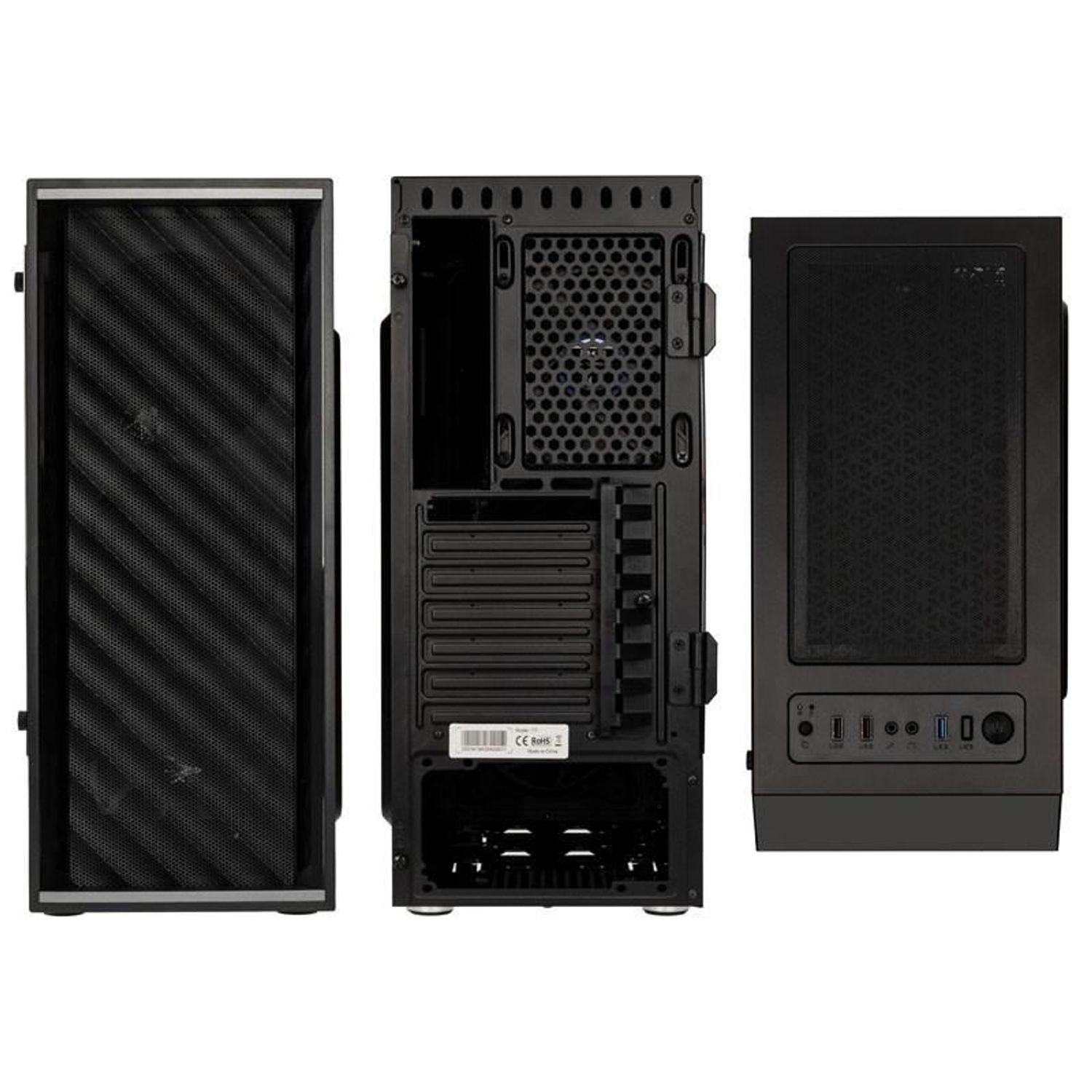 Carcasa Zalman T7, MiddleTower (Negru) fotografia produsului View 3 L