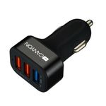Incarcator auto Canyon CNE-CCA07B, 3 x USB (Negru) fotografia produsului