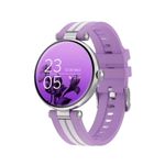 Smartwatch Canyon Semifreddo SW-61, Display AMOLED 1.19", Bluetooth (Violet/Argintiu) fotografia produsului View 2 S