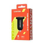 Incarcator auto Canyon CNE-CCA01B, 5V/1A (Negru/Portocaliu) fotografia produsului View 4 S