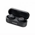 Casti True Wireless Canyon CNE-CBTHS1B, Bluetooth, Rezistent la apa, Microfon (Negru) fotografia produsului View 2 S