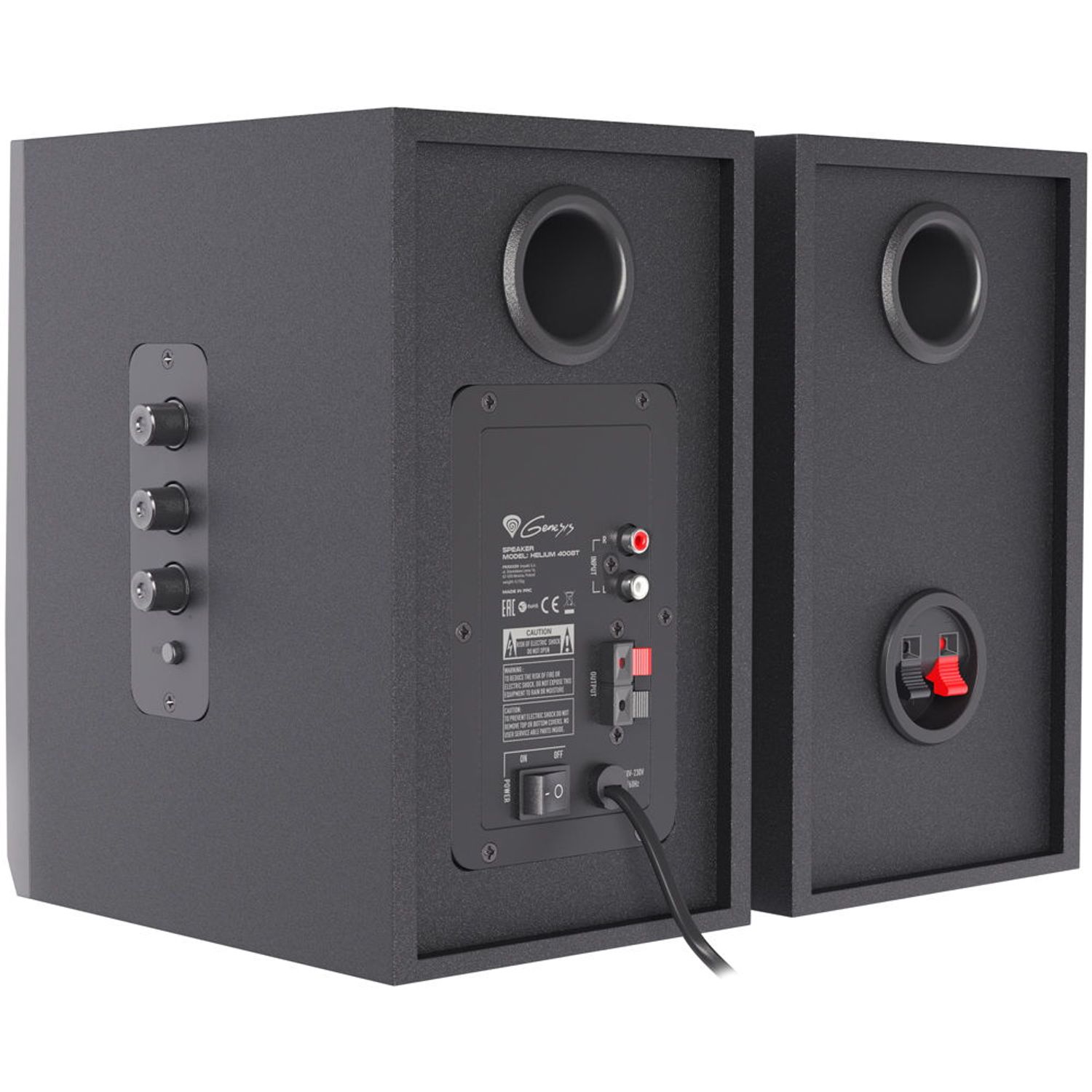 Boxe Genesis Helium 400BT, 2.0, 40 W (Negru/Rosu) fotografia produsului View 4 L