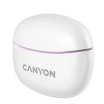 Casti True Wireless Canyon TWS-5, Bluetooth, In-Ear, Microfon (Violet) fotografia produsului View 4 S