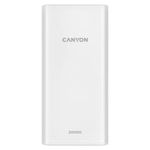Acumulator extern Canyon PB-2001, 20000mAh, 2x USB-A (Alb) fotografia produsului