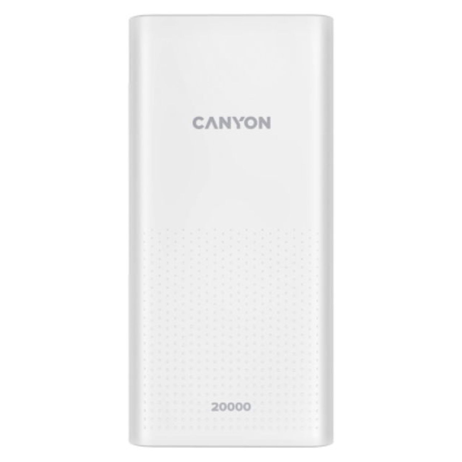 Acumulator extern Canyon PB-2001, 20000mAh, 2x USB-A (Alb) fotografia produsului