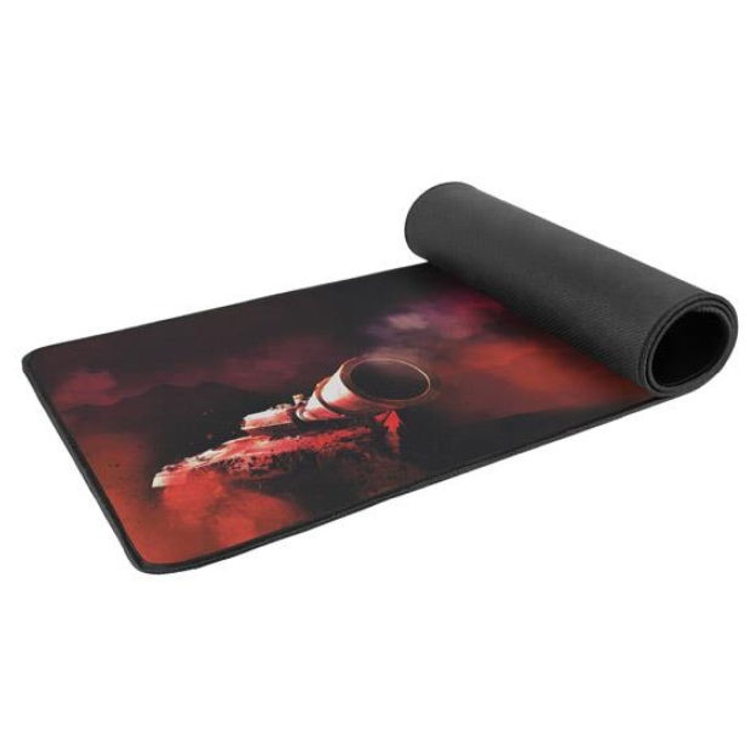 Mouse Pad Gaming Genesis CARBON 500 XXL Tank (Negru/Rosu) fotografia produsului View 4 L
