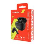 Casti True Wireless Canyon TWS-8, Bluetooth, ENC, Microfon (Negru) fotografia produsului View 5 S