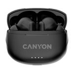 Casti True Wireless Canyon TWS-8, Bluetooth, ENC, Microfon (Negru) fotografia produsului View 3 S