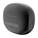 Casti True Wireless Canyon TWS-8, Bluetooth, ENC, Microfon (Negru) fotografia produsului View 4 S
