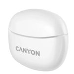 Casti True Wireless Canyon TWS-5, Bluetooth, In-Ear, Microfon (Alb) fotografia produsului View 4 S