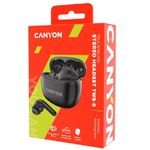 Casti True Wireless Canyon TWS-5, Bluetooth, In-Ear, Microfon (Negru) fotografia produsului View 5 S