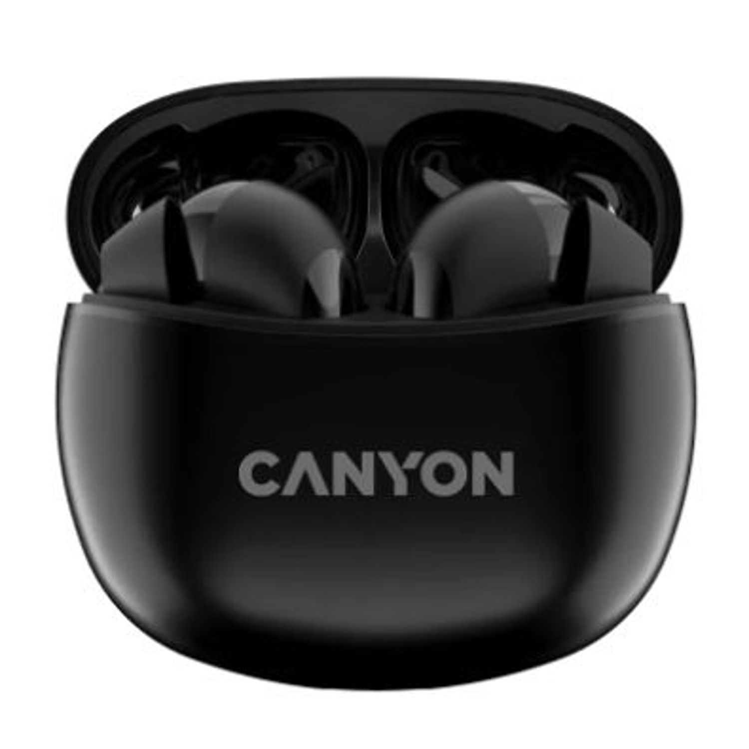 Casti True Wireless Canyon TWS-5, Bluetooth, In-Ear, Microfon (Negru) fotografia produsului