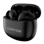 Casti True Wireless Canyon TWS-5, Bluetooth, In-Ear, Microfon (Negru) fotografia produsului View 2 S