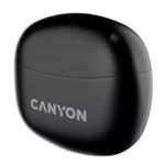Casti True Wireless Canyon TWS-5, Bluetooth, In-Ear, Microfon (Negru) fotografia produsului View 4 S