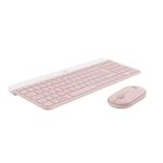 Kit wireless tastatura si mouse Logitech MK470, USB, Layout US INT (Roz) fotografia produsului View 3 S
