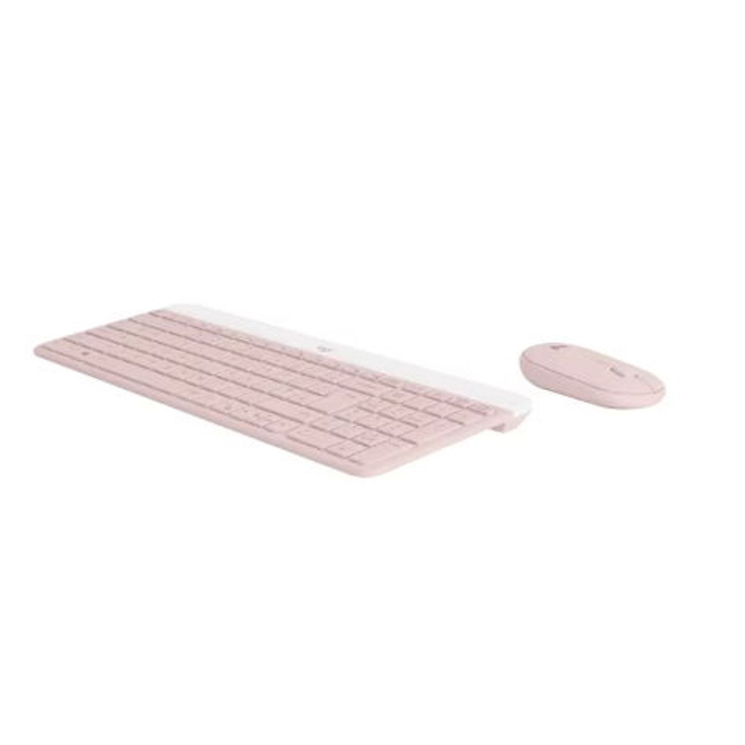 Kit wireless tastatura si mouse Logitech MK470, USB, Layout US INT (Roz) fotografia produsului View 4 L