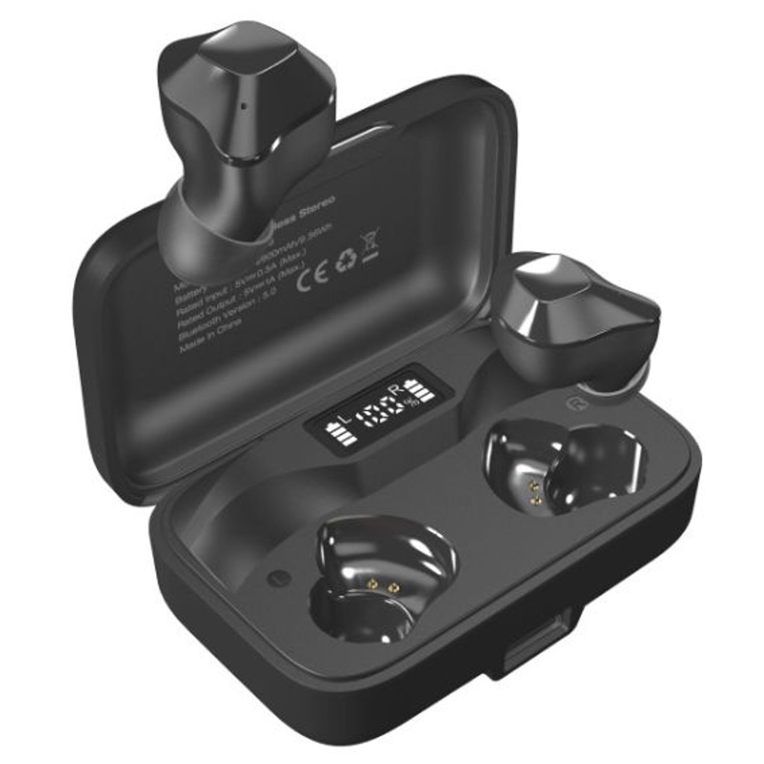 Casti True Wireless Energizer UB2609, Bluetooth, Waterproof IPX4, Active Noice Cancellation (Negru) fotografia produsului