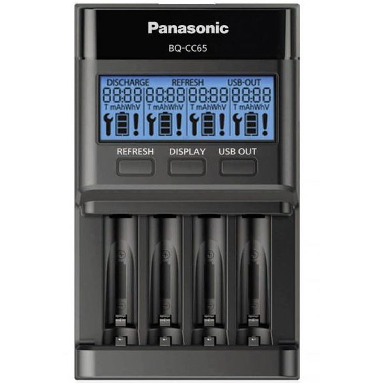 Incarcator Eneloop A0114615, AAA / AA, BQ-CC65E ERP NEW ECO Plastic Free (1/4) fotografia produsului View 3 L