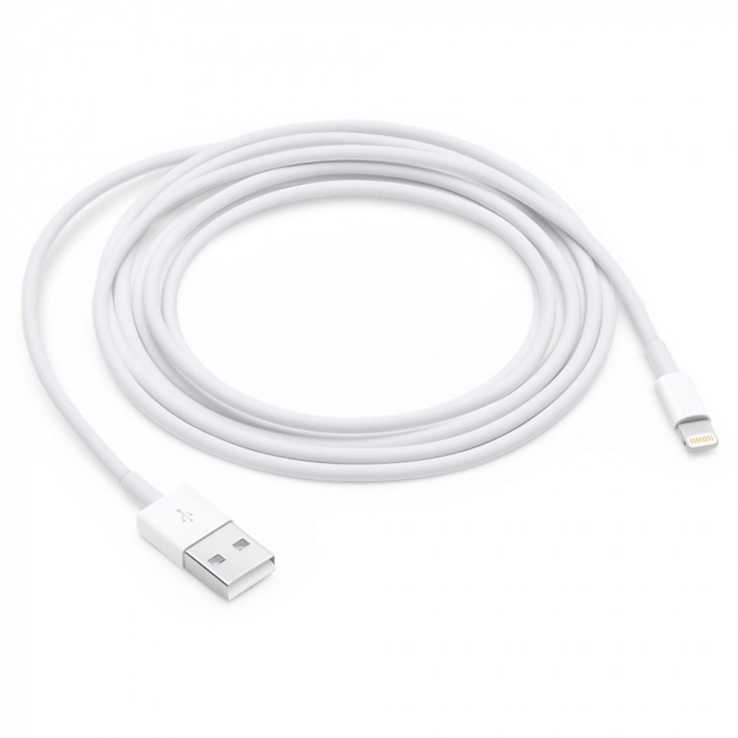 Cablu de date si incarcare USB - Lighting, 8 Pin, 1m, Fast Charging Alb fotografia produsului
