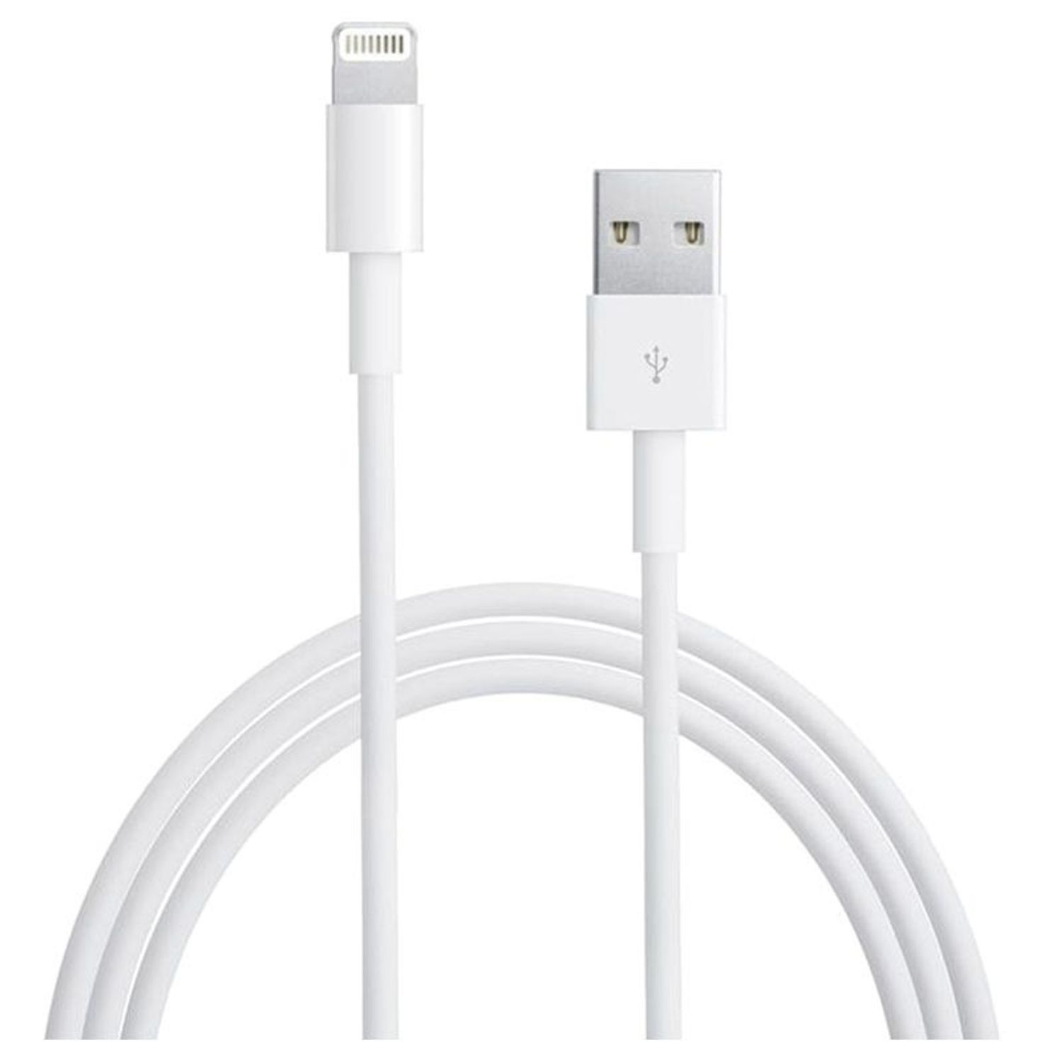 Cablu de date si incarcare USB - Lighting, 8 Pin, 1m, Fast Charging Alb fotografia produsului View 2 L