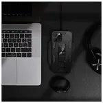 Husa Antisoc Magnetica Premium Forcell Defender cu Suport Telefon pentru Iphone 12 Mini, Neagra fotografia produsului View 2 S