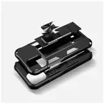 Husa Antisoc Magnetica Premium Forcell Defender cu Suport Telefon pentru Iphone 12 Mini, Neagra fotografia produsului View 3 S
