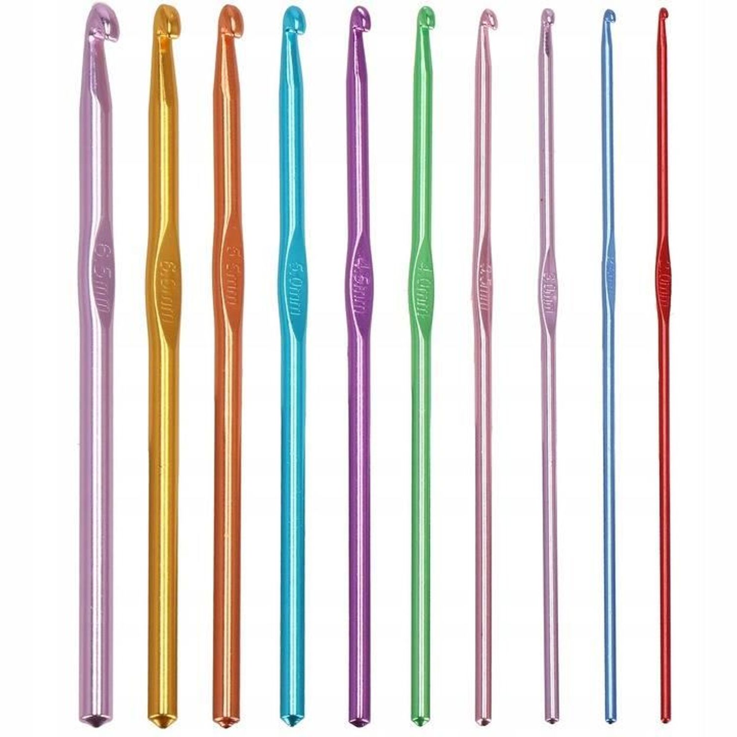 Crosete, multicolore, cu trusa si accesorii, set 50 buc, 0.6-6.5 mm, Springos fotografia produsului View 9 L