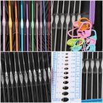 Crosete, multicolore, cu trusa si accesorii, set 100 buc, 0.6-6.5 mm, Springos fotografia produsului View 11 S