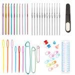 Crosete, multicolore, cu trusa si accesorii, set 100 buc, 0.6-6.5 mm, Springos fotografia produsului View 13 S