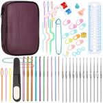 Crosete, multicolore, cu trusa si accesorii, set 100 buc, 0.6-6.5 mm, Springos fotografia produsului View 14 S