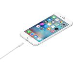 Cablu de date Type-C / Lighting, compatibil cu dispozitivele Iphone si Macbook-uri, Fast Charging, 1m, 2A, Alb fotografia produsului View 3 S